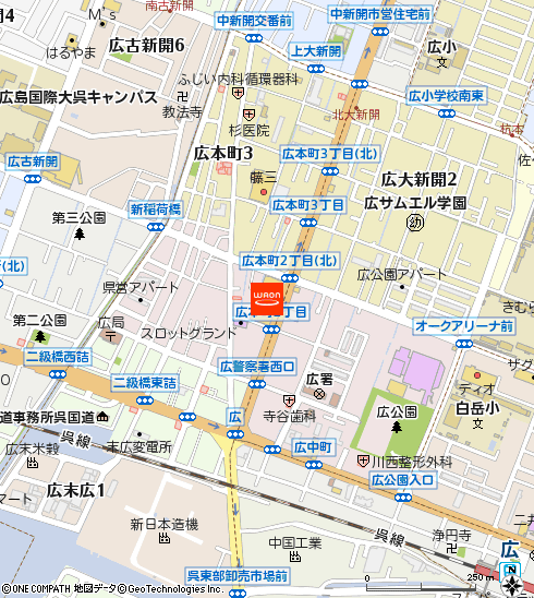 イオン広店付近の地図